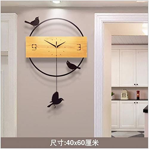 Grande horloge murale design minimaliste nordique épuré